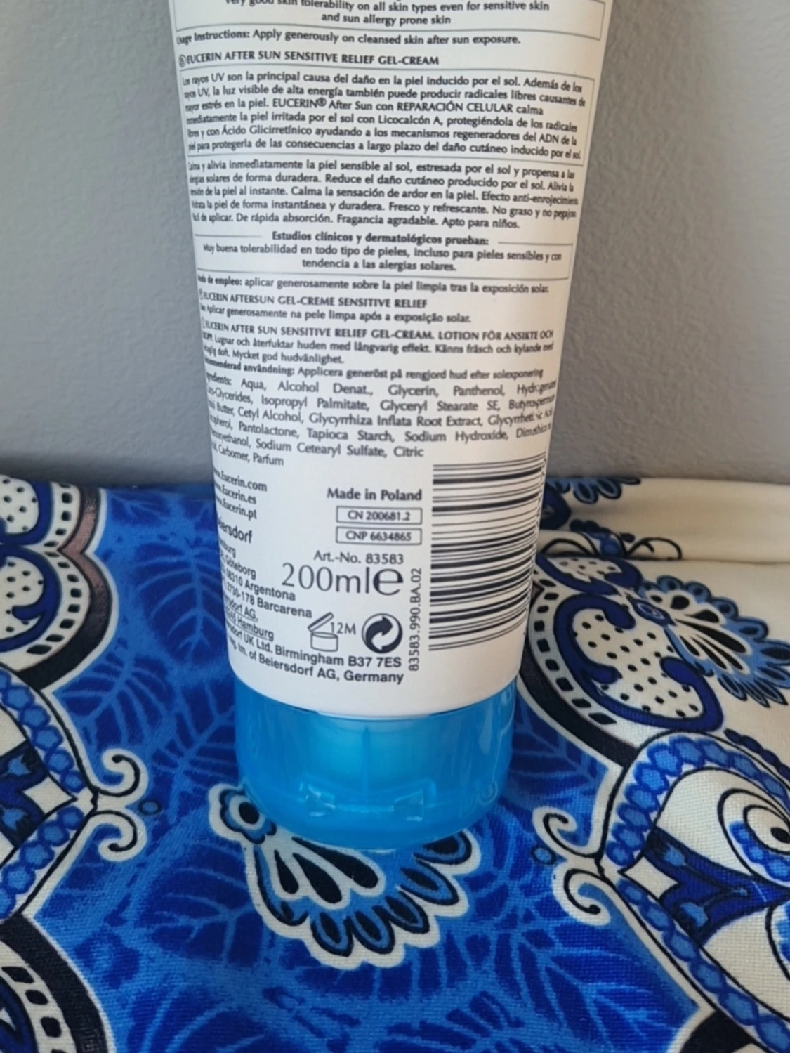 Eucerin Sensitive Relief Gel-Cream 200 ml - 1