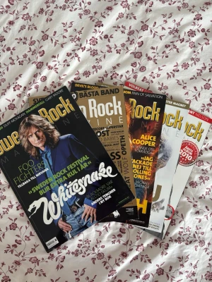 Rock magasin  - 5 st rock magasin från Sweden Rock 