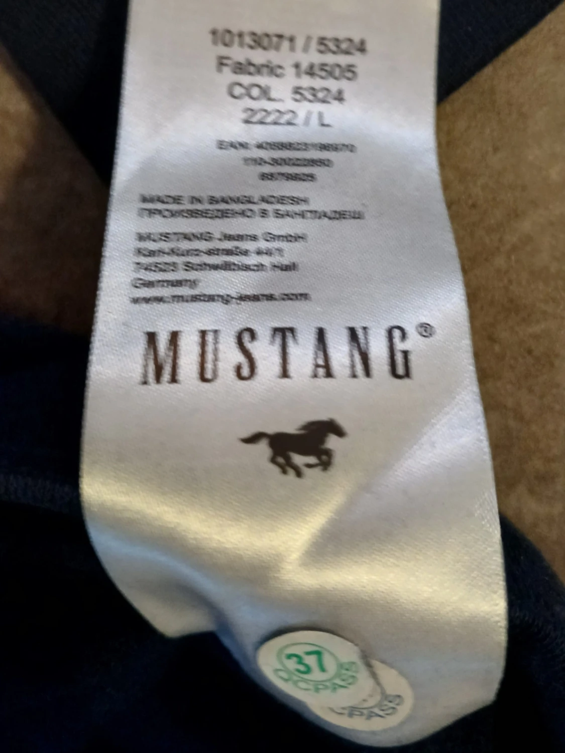 Mörkblå sweatshirt från Mustang - 3