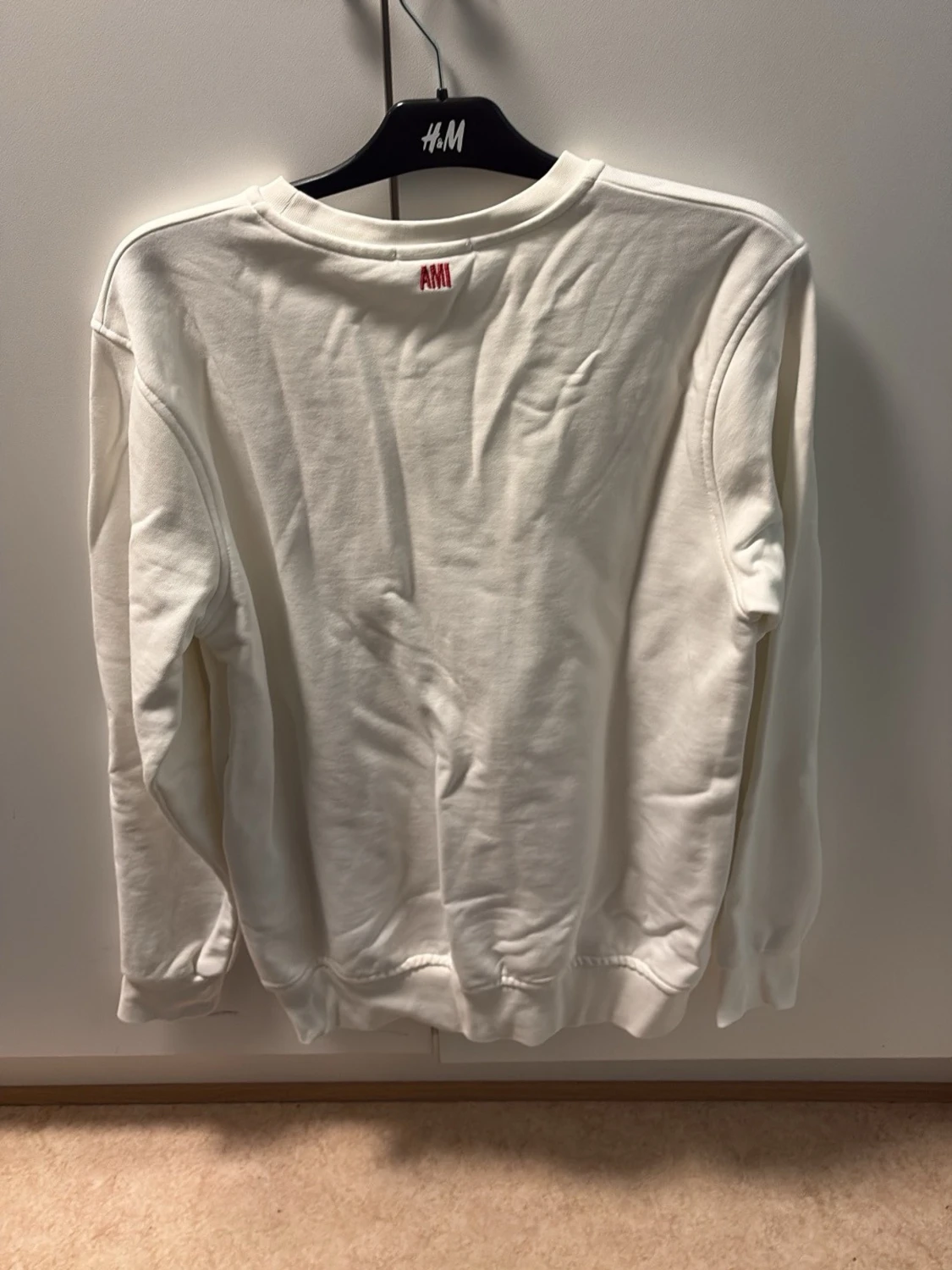 Vit sweatshirt från Ami Paris  - 1