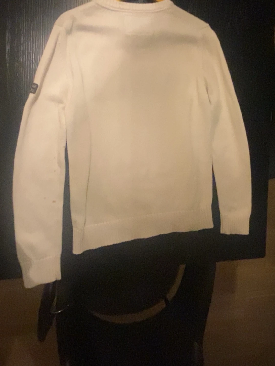 Vit stickad tröja från Morris - 1