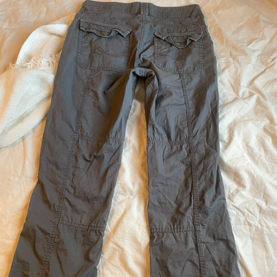lågmidjade baggy vintage jeans - 91