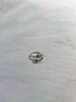 Silver ring - Justerbar och rostfri stål 