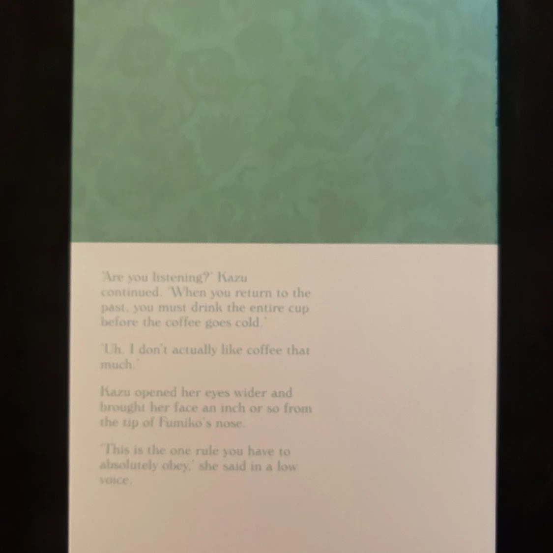 Before the coffee gets cold - 1