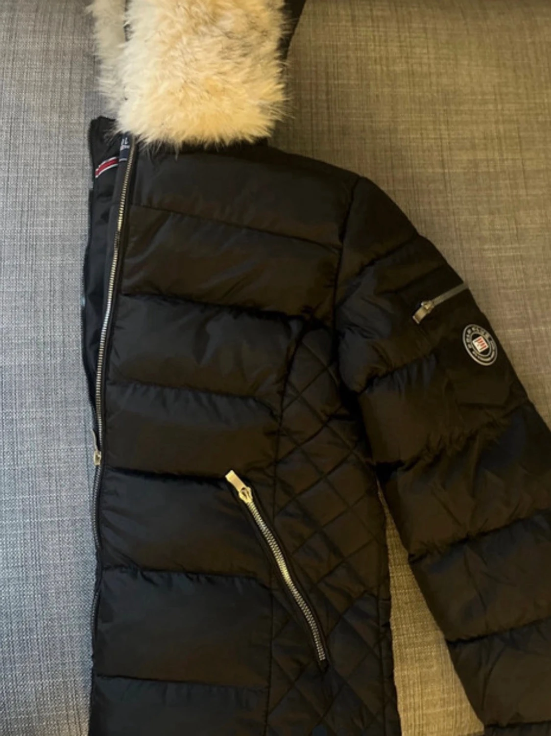 Svart pufferjacka Polo Club S - 4