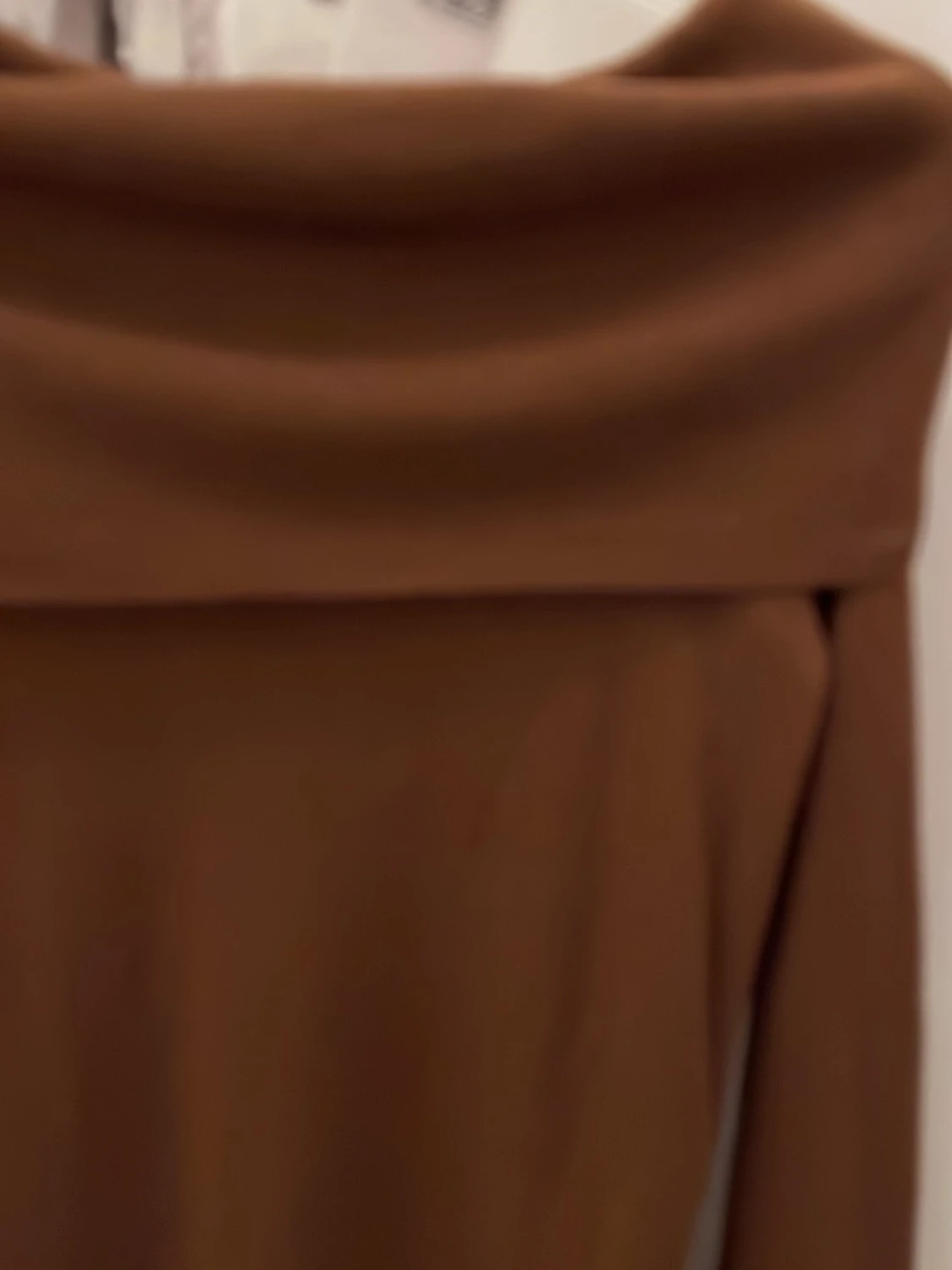 Brun offshoulder topp - 1