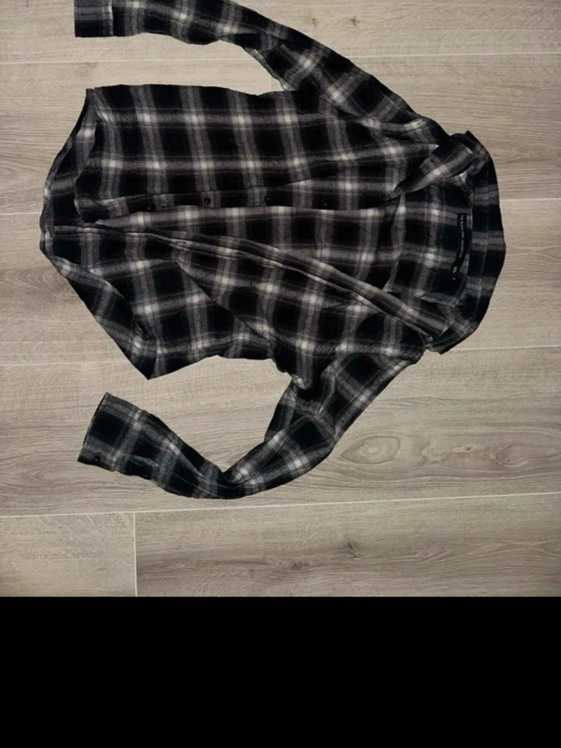 Svartvit rutig skjorta Black Label