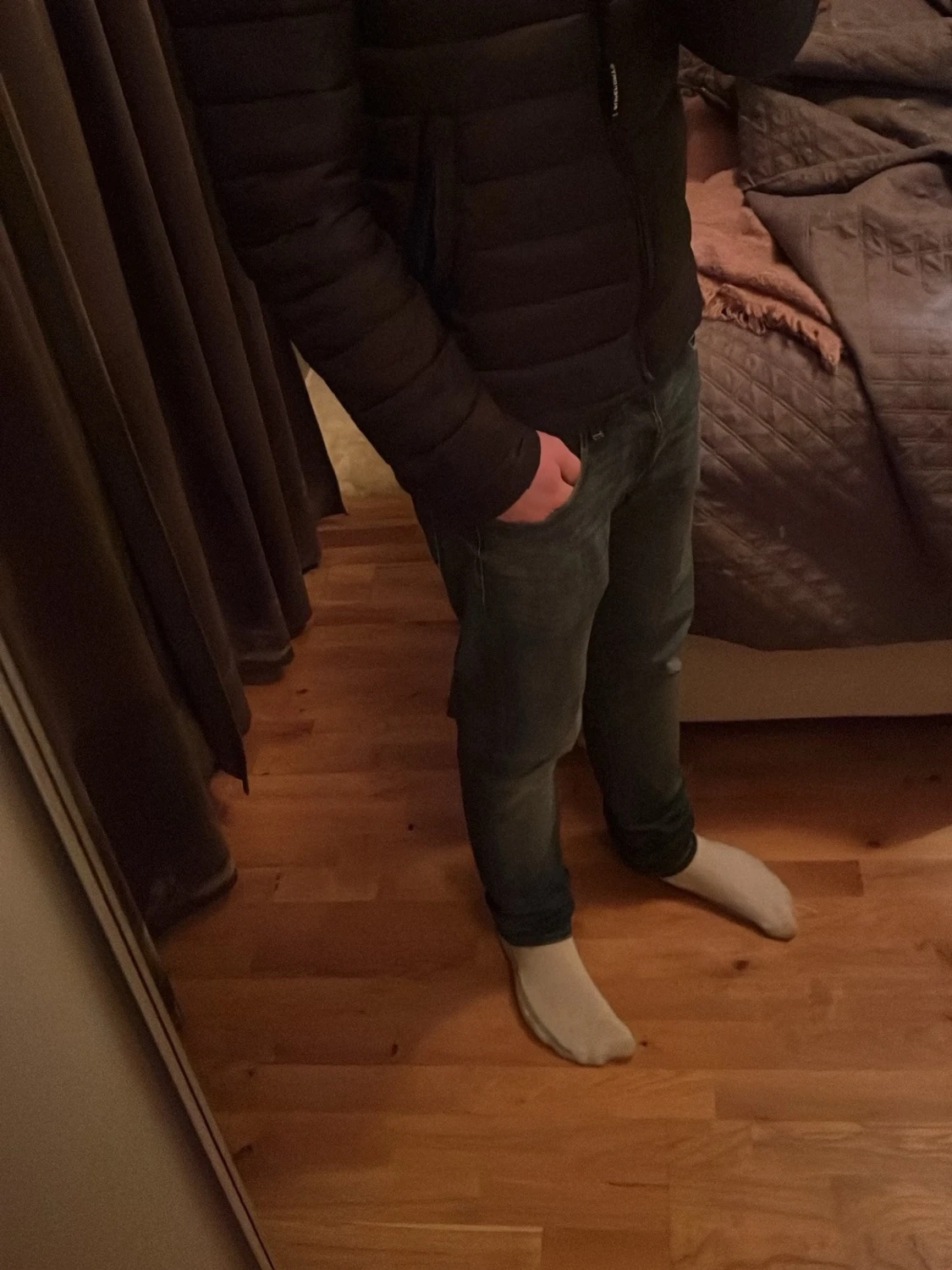 Svart pufferjacka Superdry Fuji - 1