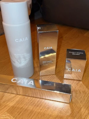 CAIA - kit - Helt nytt Silver balsam, Dewy drops - 20W, Perfect Angeld Blender och Borste i F10