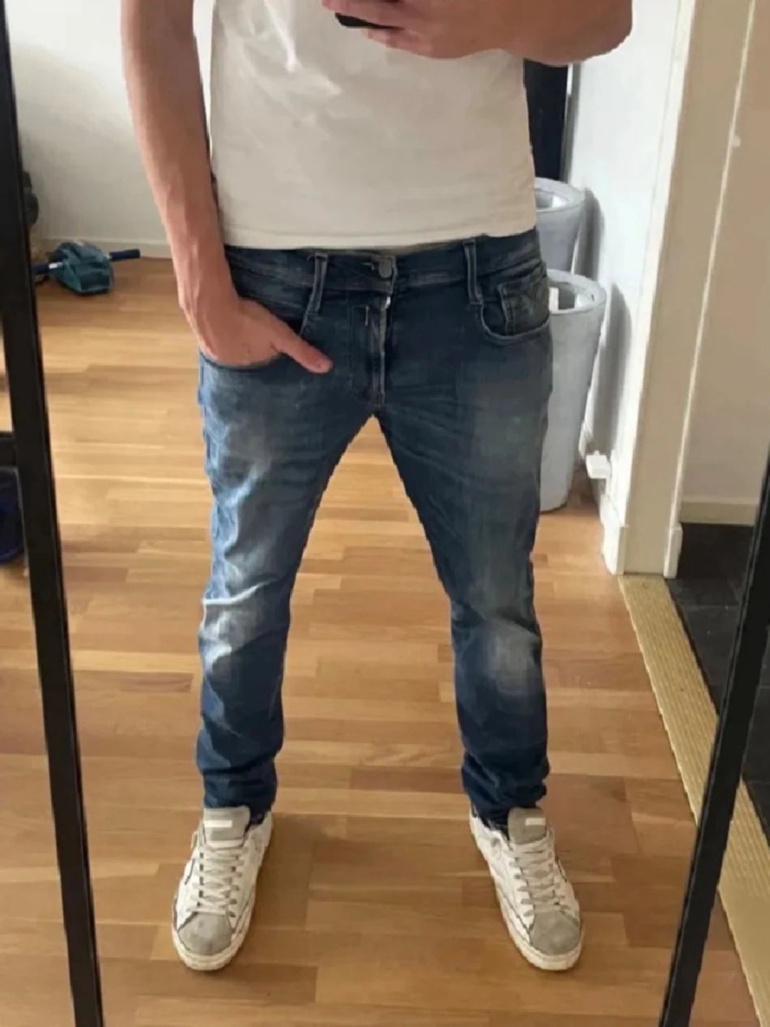 Blå Replay Anbass jeans