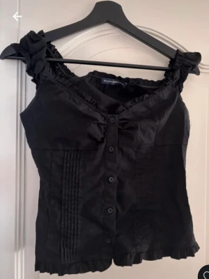 Brandy Melville topp - Mörkblå topp från Brandy i Onesize som är helt ny!☺️