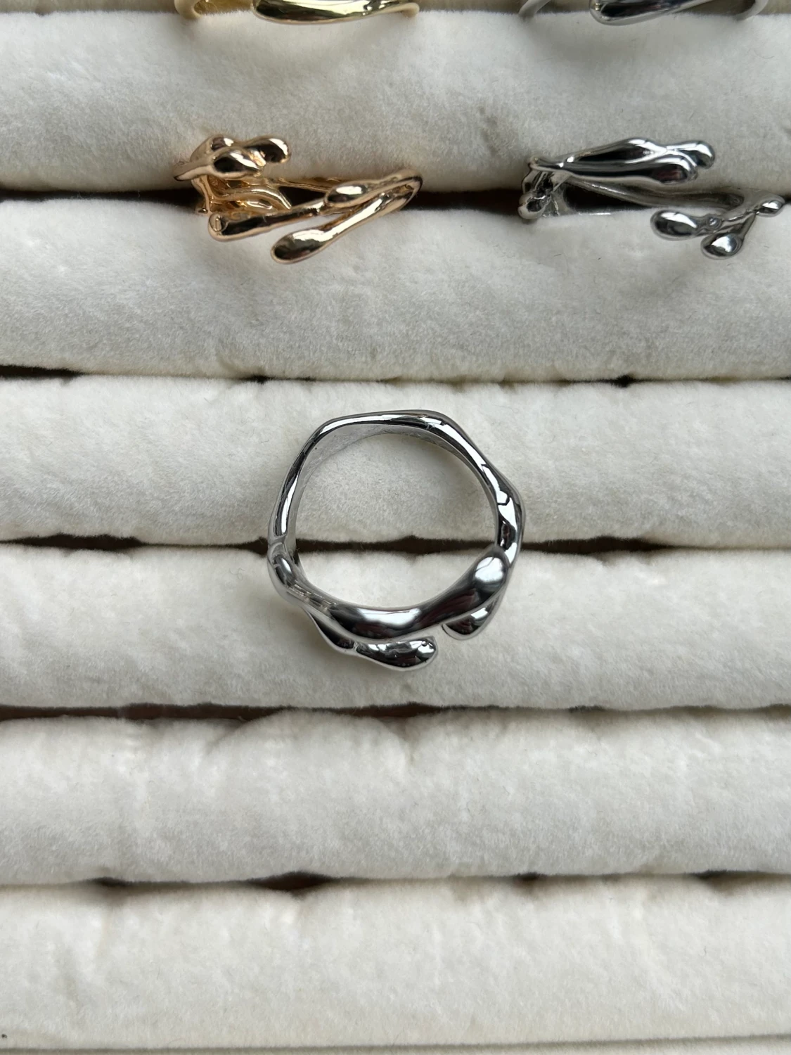 Silver pläterad ring  - 1