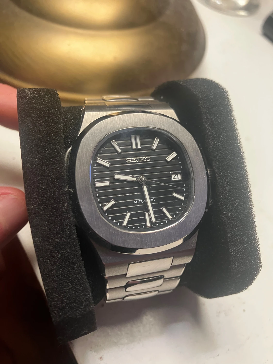 Seiko automatisk klocka i silver - 1