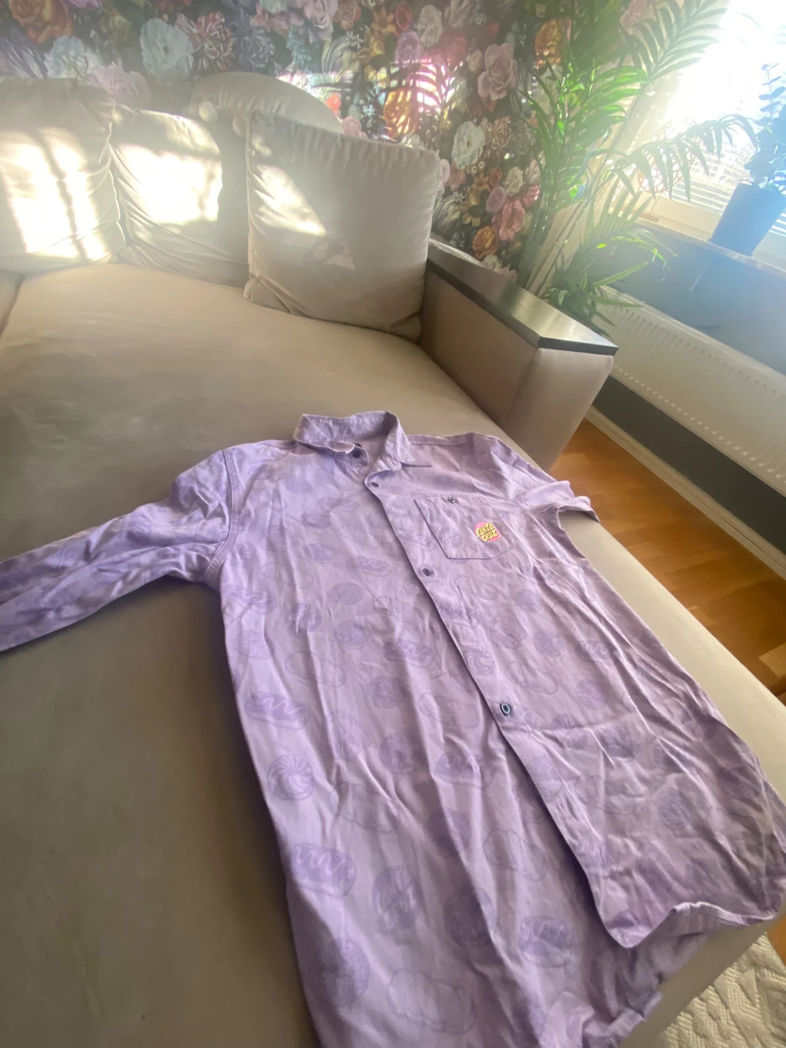 Lila Santa Cruz skjorta med tryck - 2