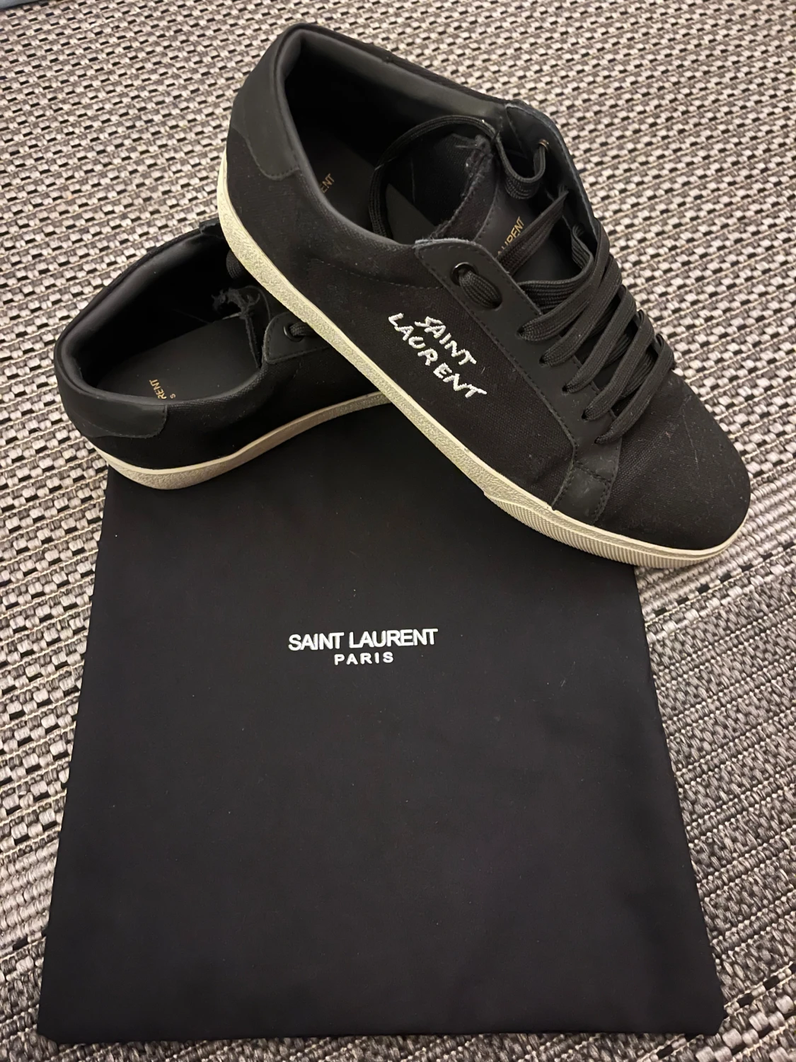 Svarta Saint Laurent sneakers - 3