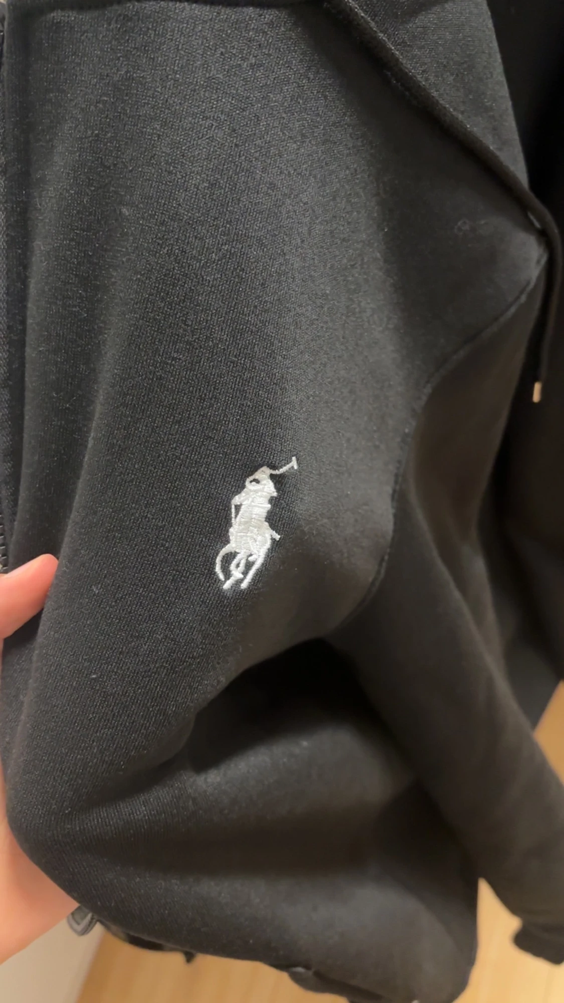Svart hoodie från Polo Ralph Lauren