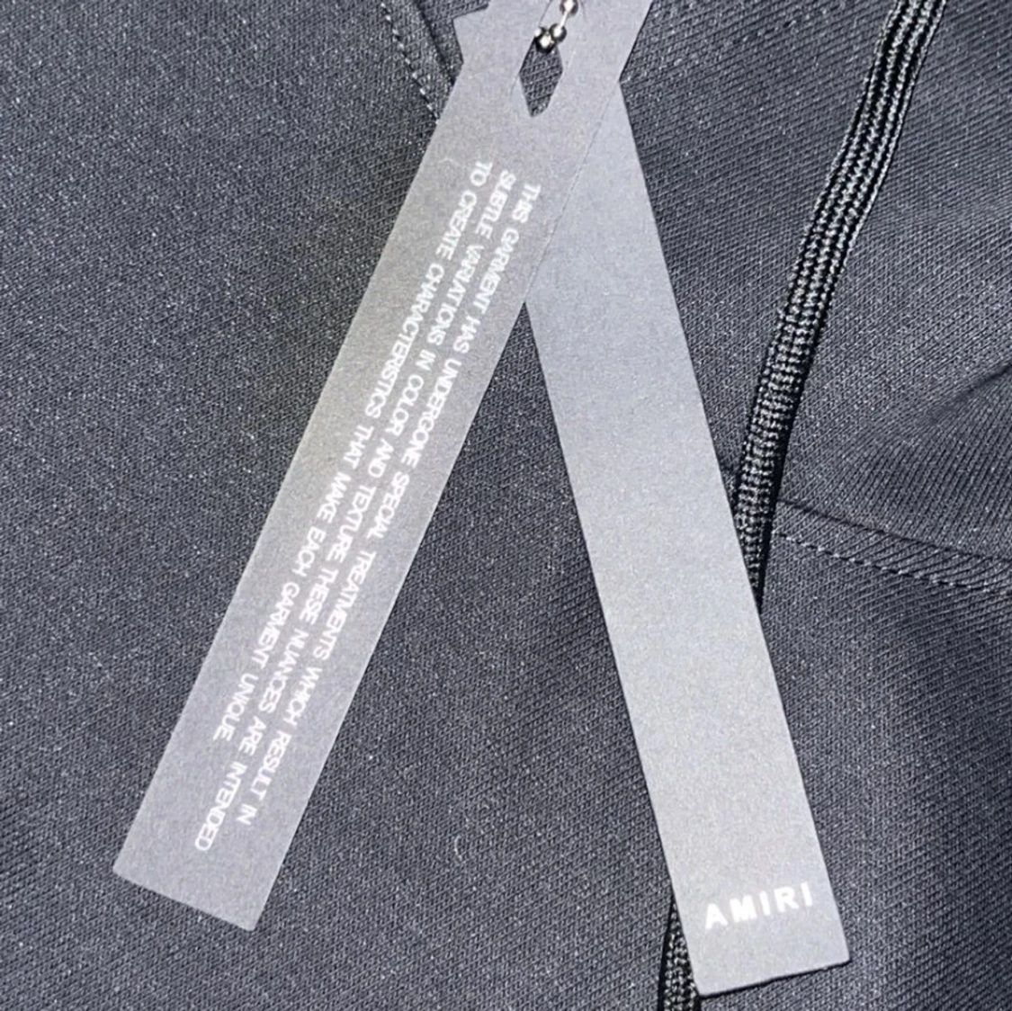 Svart AMIRI hoodie med leopardtryck - 2