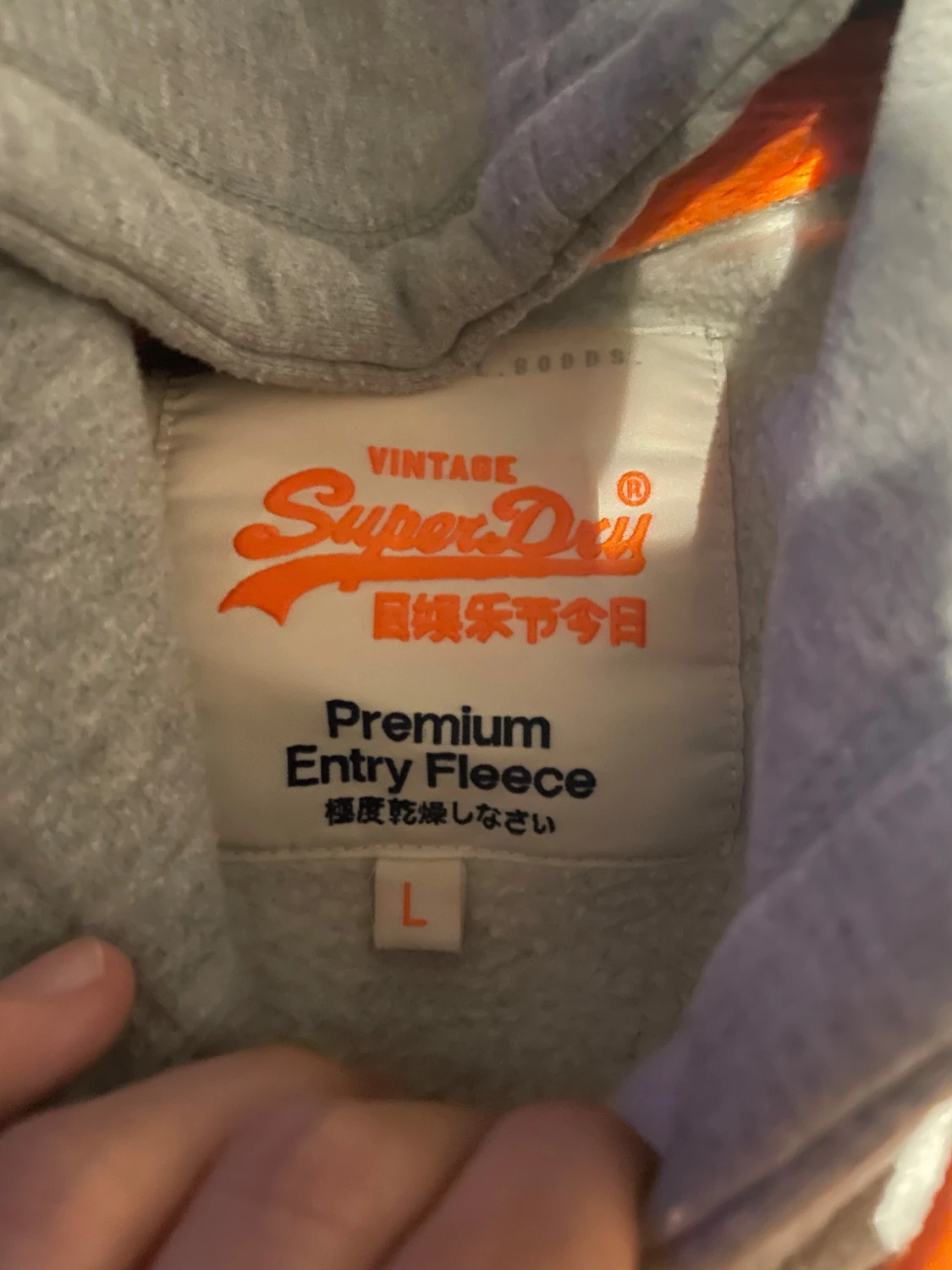 Superdry hoodie grå - 3