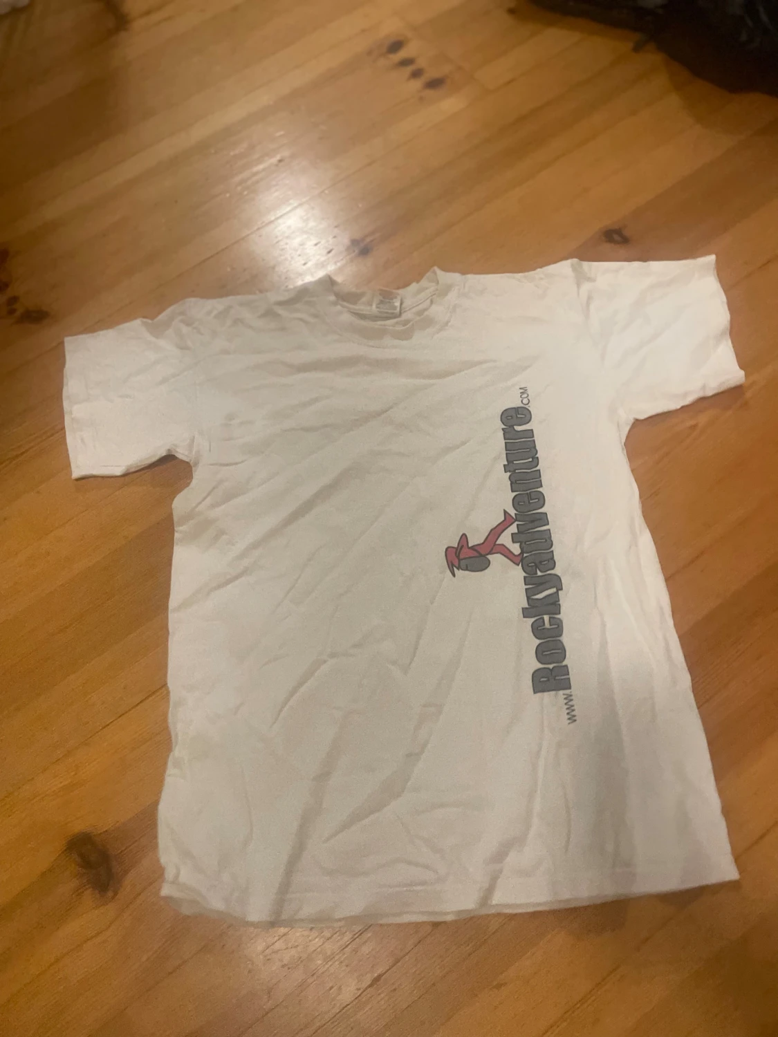 Vit t-shirt Rockyadventure Fruit of the Loom