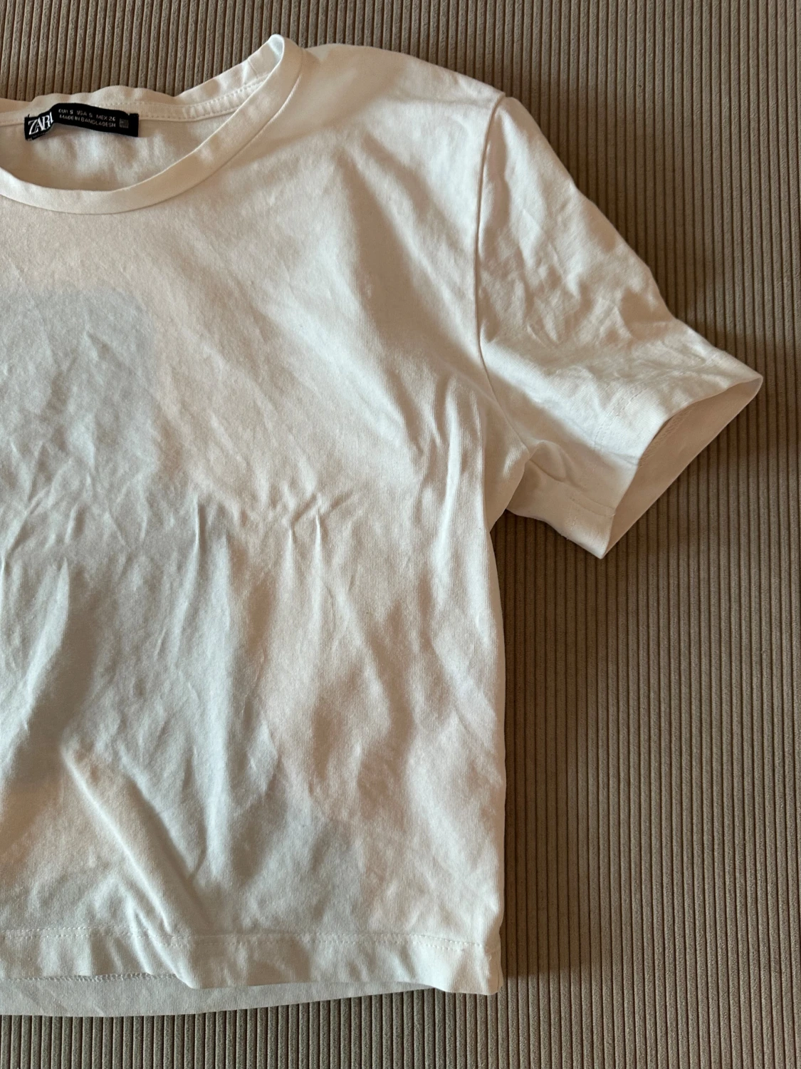 Vit croppad topp från Zara - 2