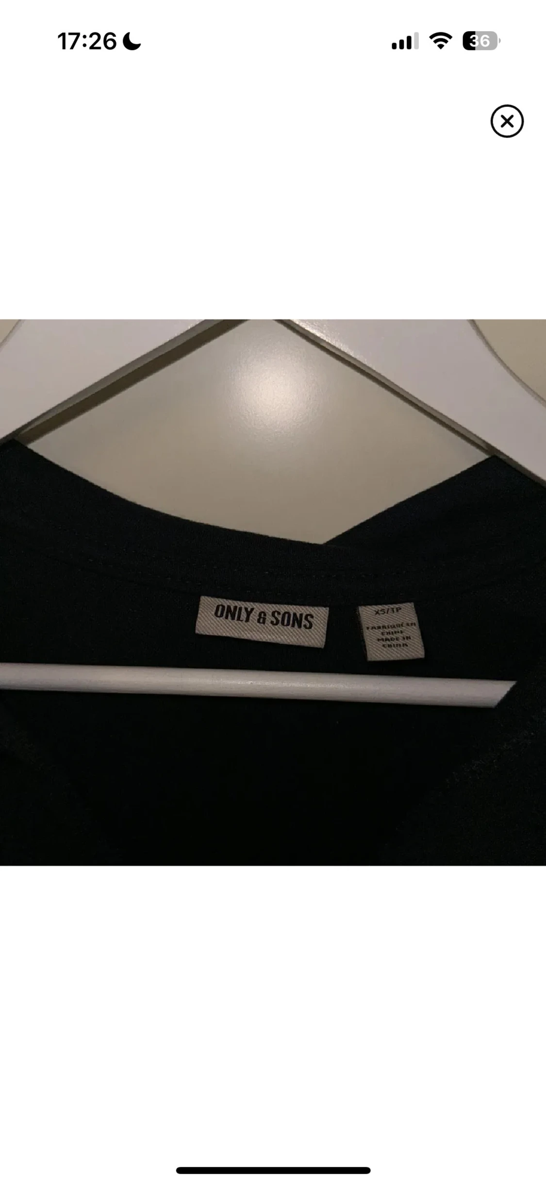 Svart skjorta från Only & Sons XS - 3