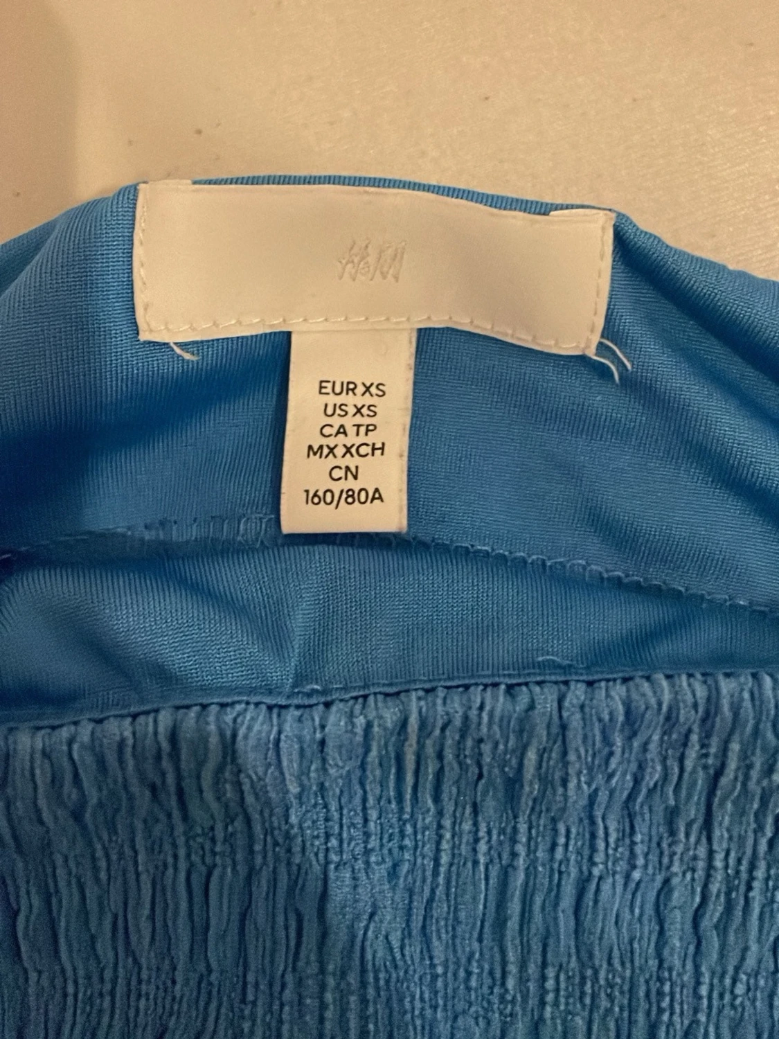 Blå långärmad topp från H&M - 1