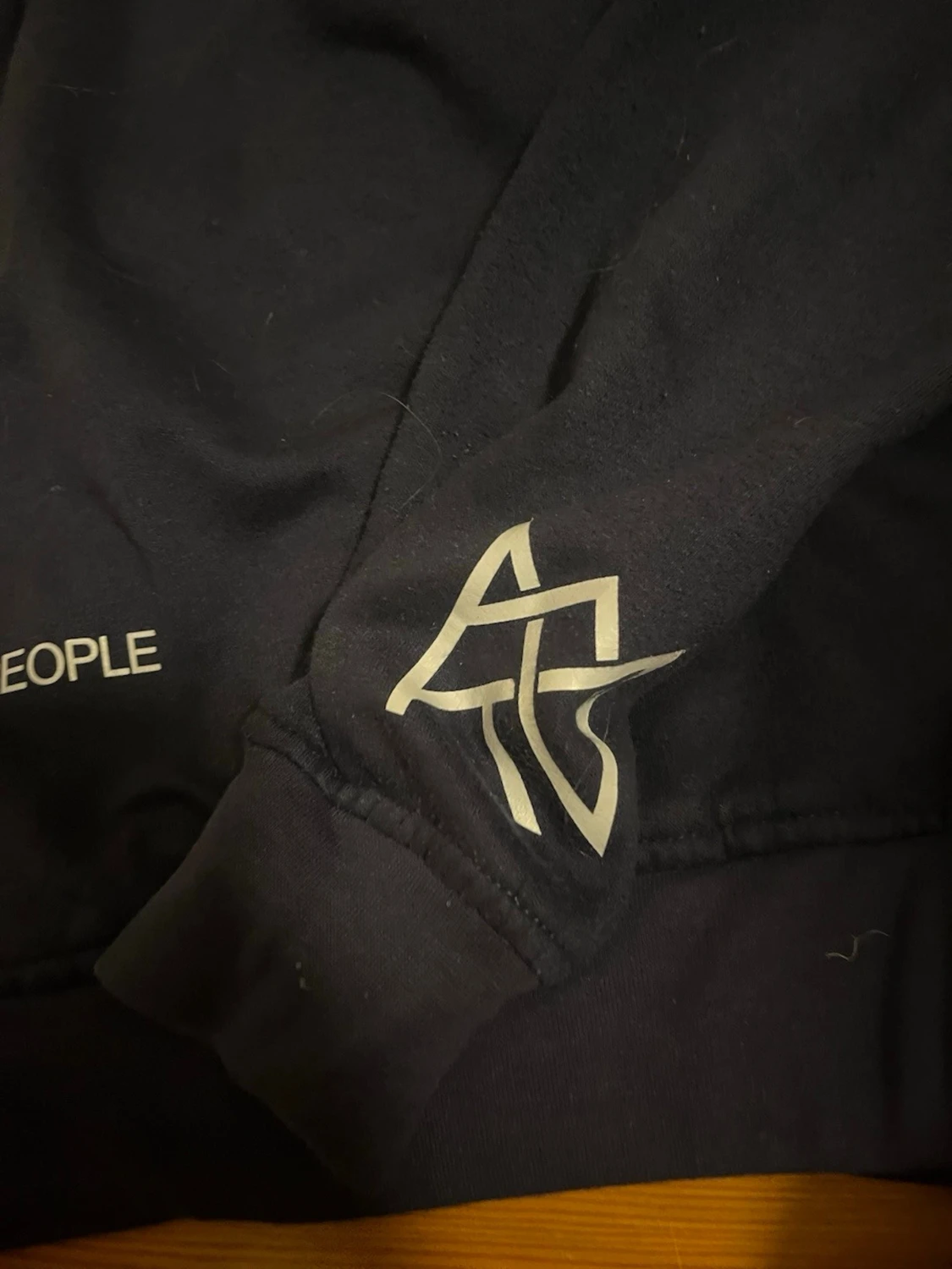 Mörkblå For the culture Hoodie - 3