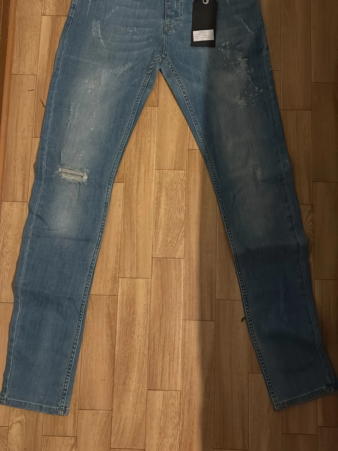 Ljusblå jeans från Adrian Hammond - 1