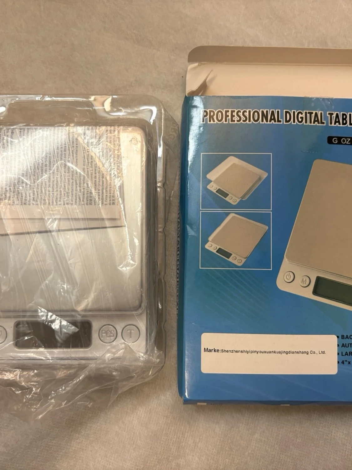 Digital köksvåg i rostfritt stål - 3