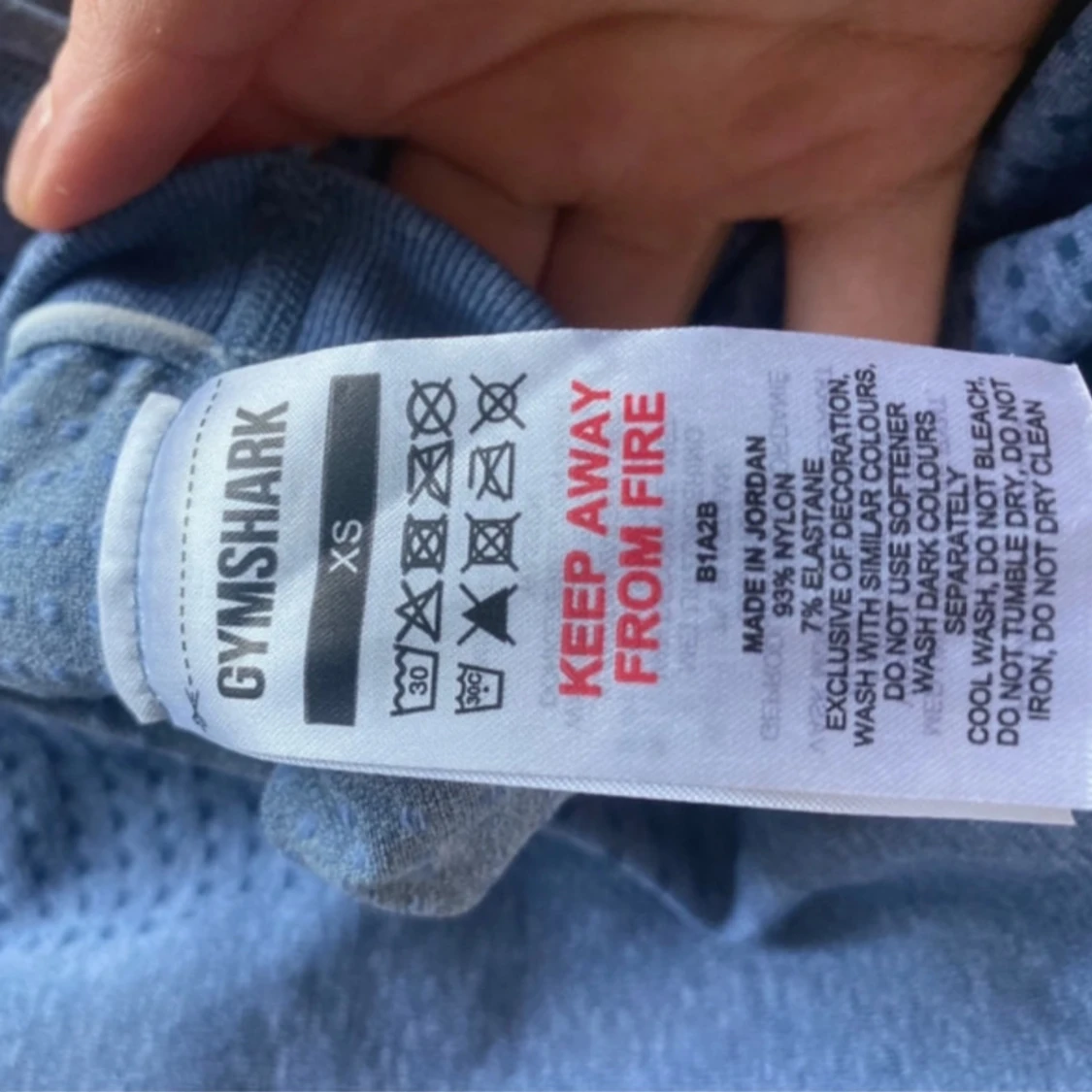 Blå leggings från Gymshark XS - 2