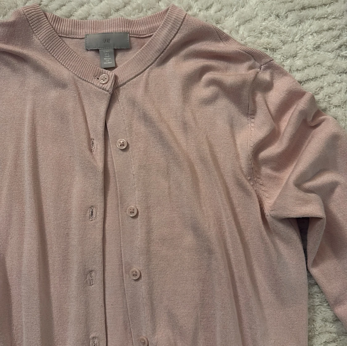 Ljusrosa kofta från H&M - 1