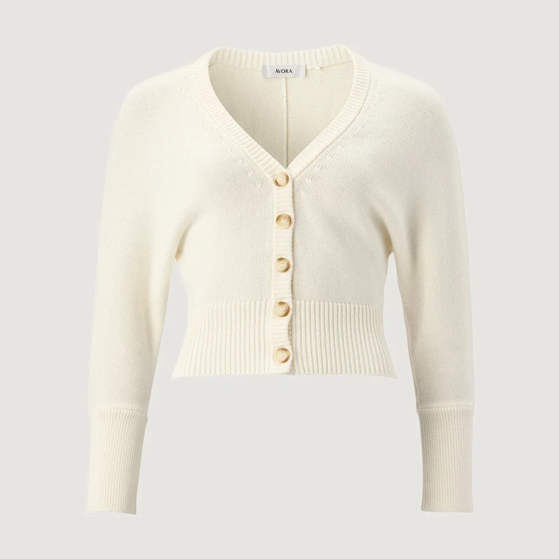 Avoras snygga kofta i cashmir, L, (slutsåld)