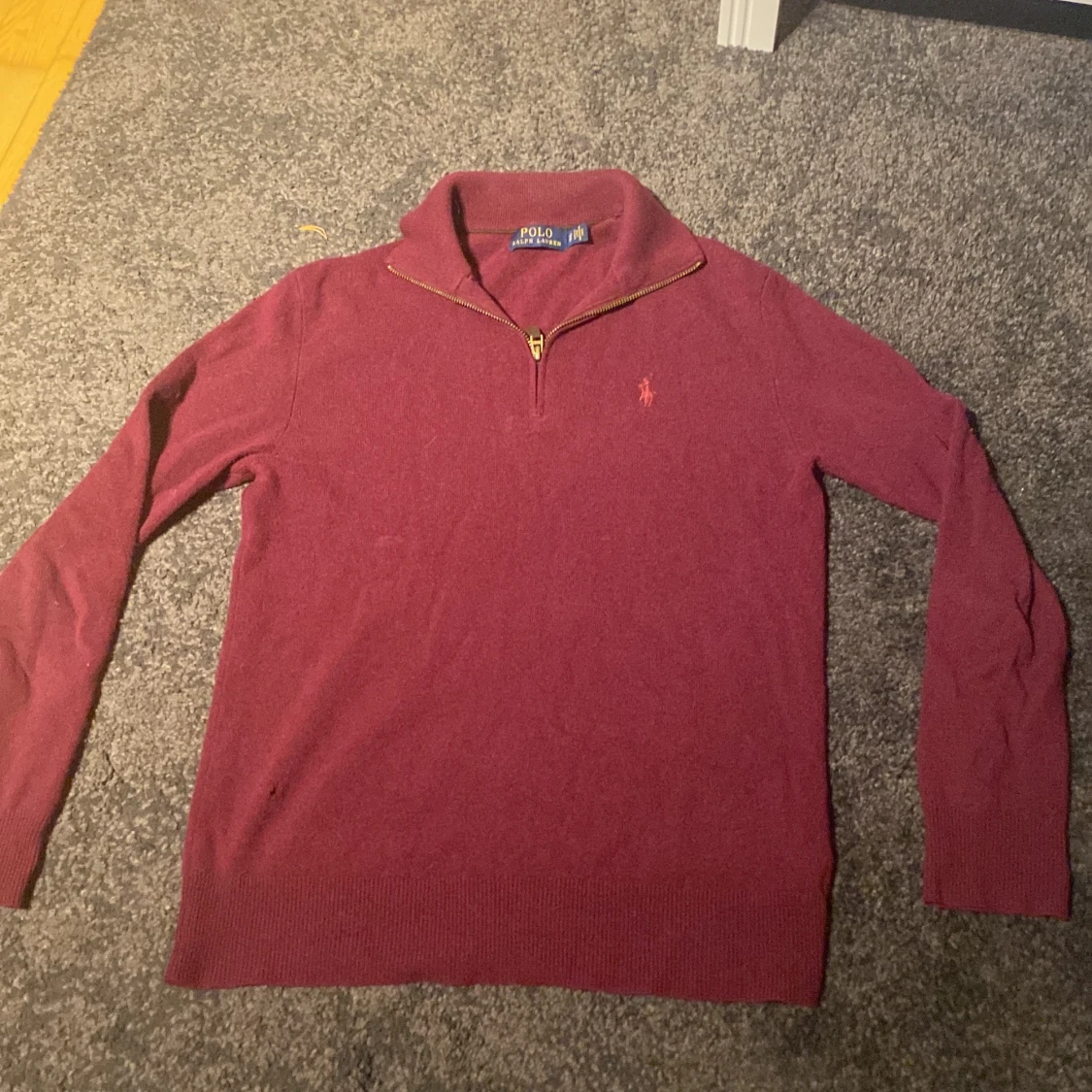 Vinröd Ralph lauren Half zip