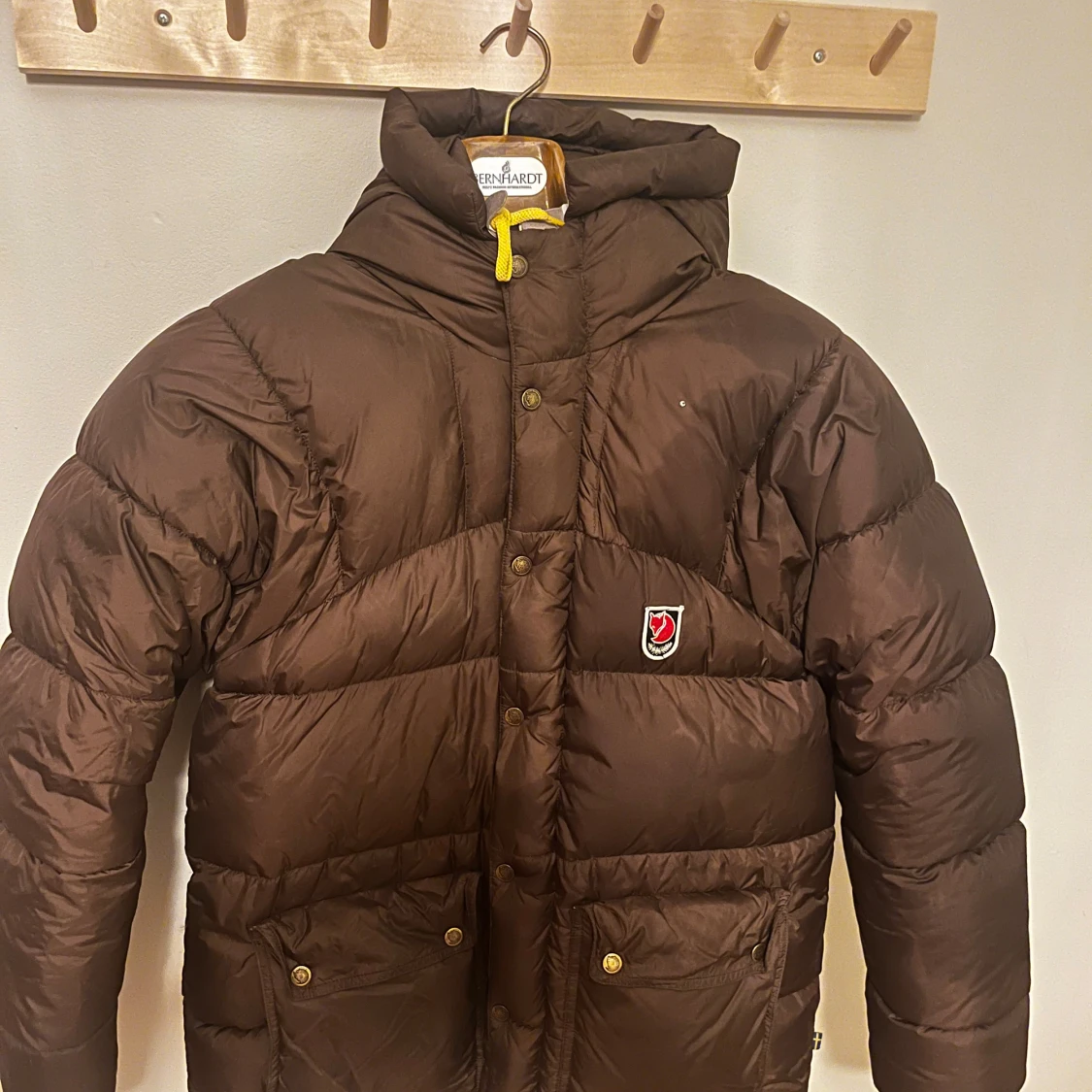 Brun dunjacka från Fjällräven XXS