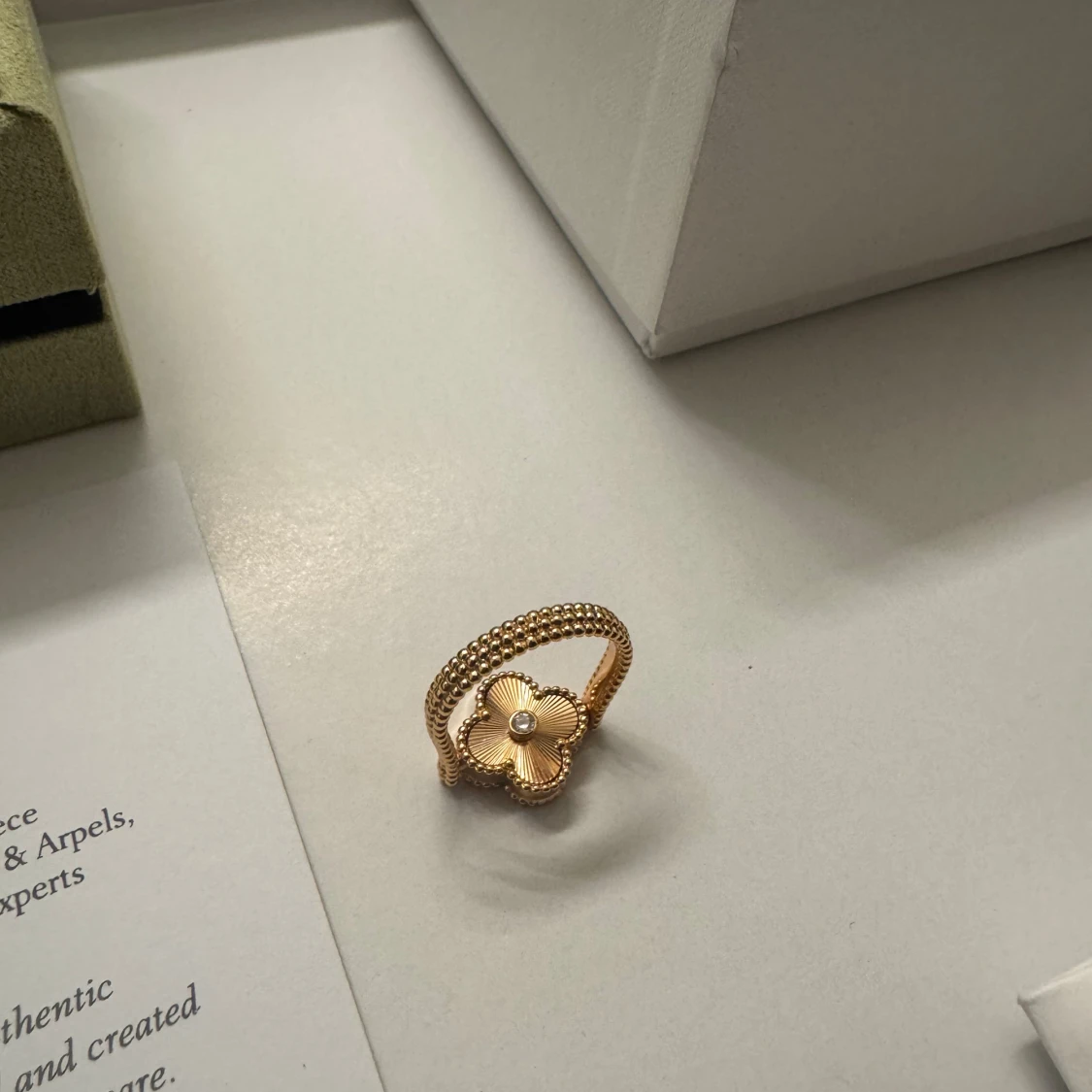 Van Cleef • Ring • Böjbar • 2 Färger • Alla Storlekar  - 3