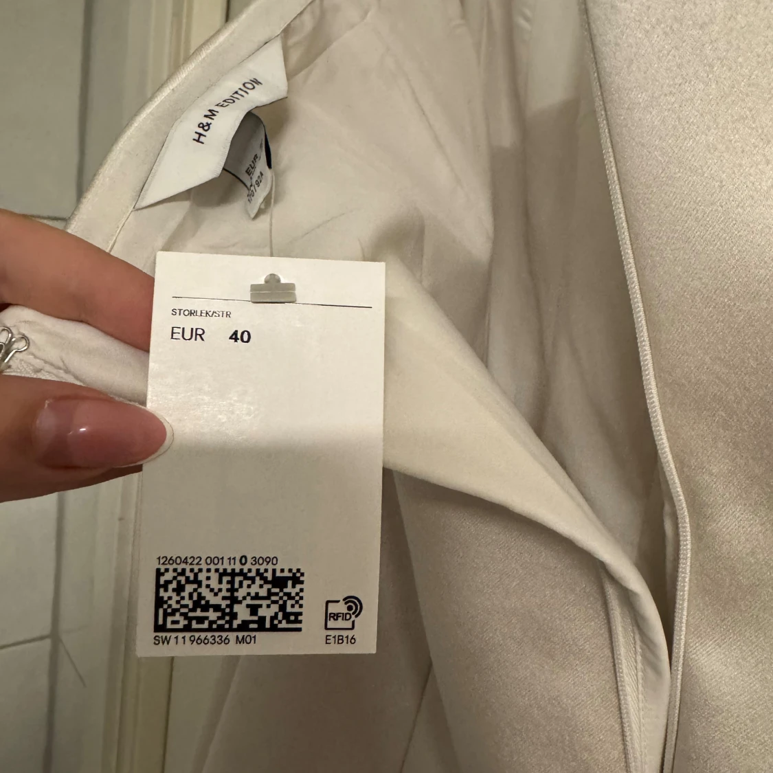 Vit bandeau klänning  H&M Edition - 2