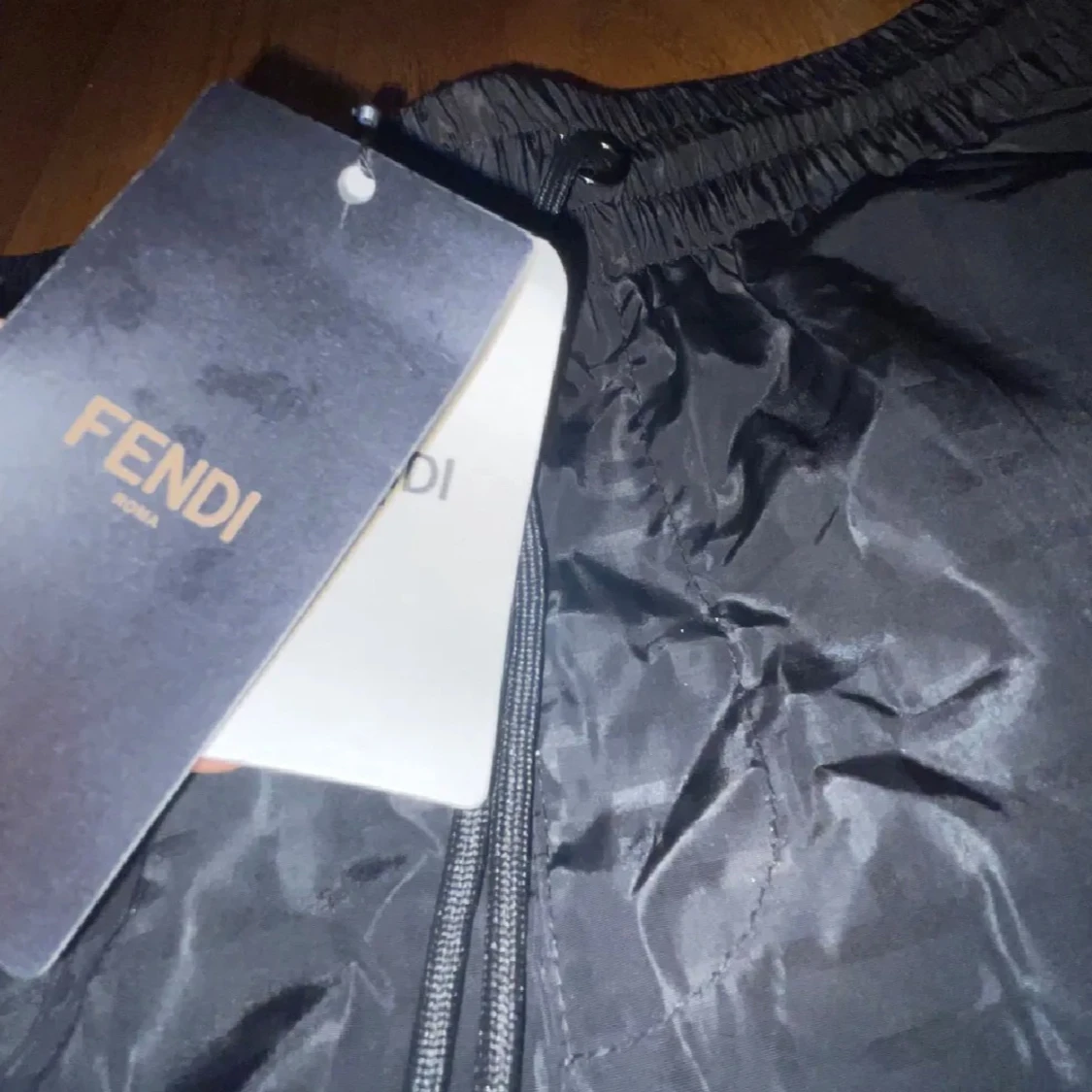 Svarta Fendi shorts med FF-mönster - 2