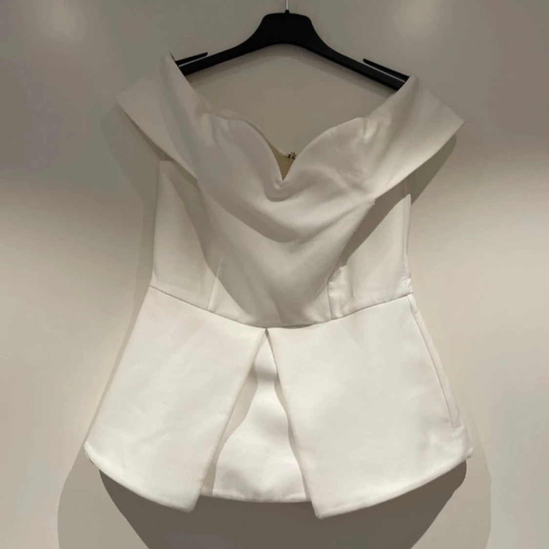 Vit offshoulder korsett topp - 2