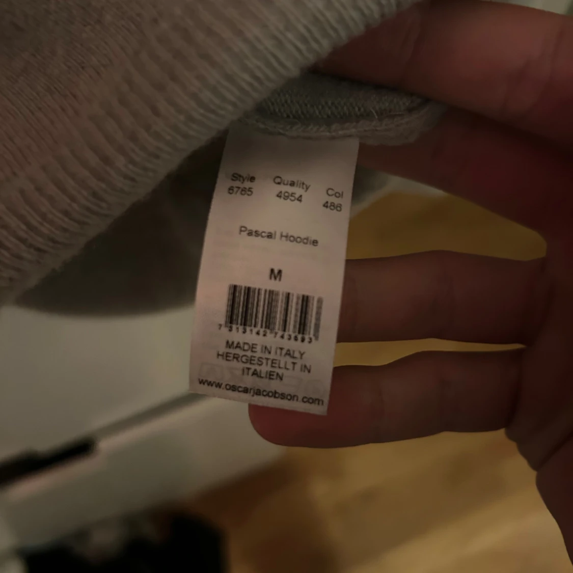 Beige hoodie från Oscar Jacobson M - 2