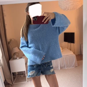 Blåa stickad tröja💓 - Söt tröja från Gina tricot 🥰