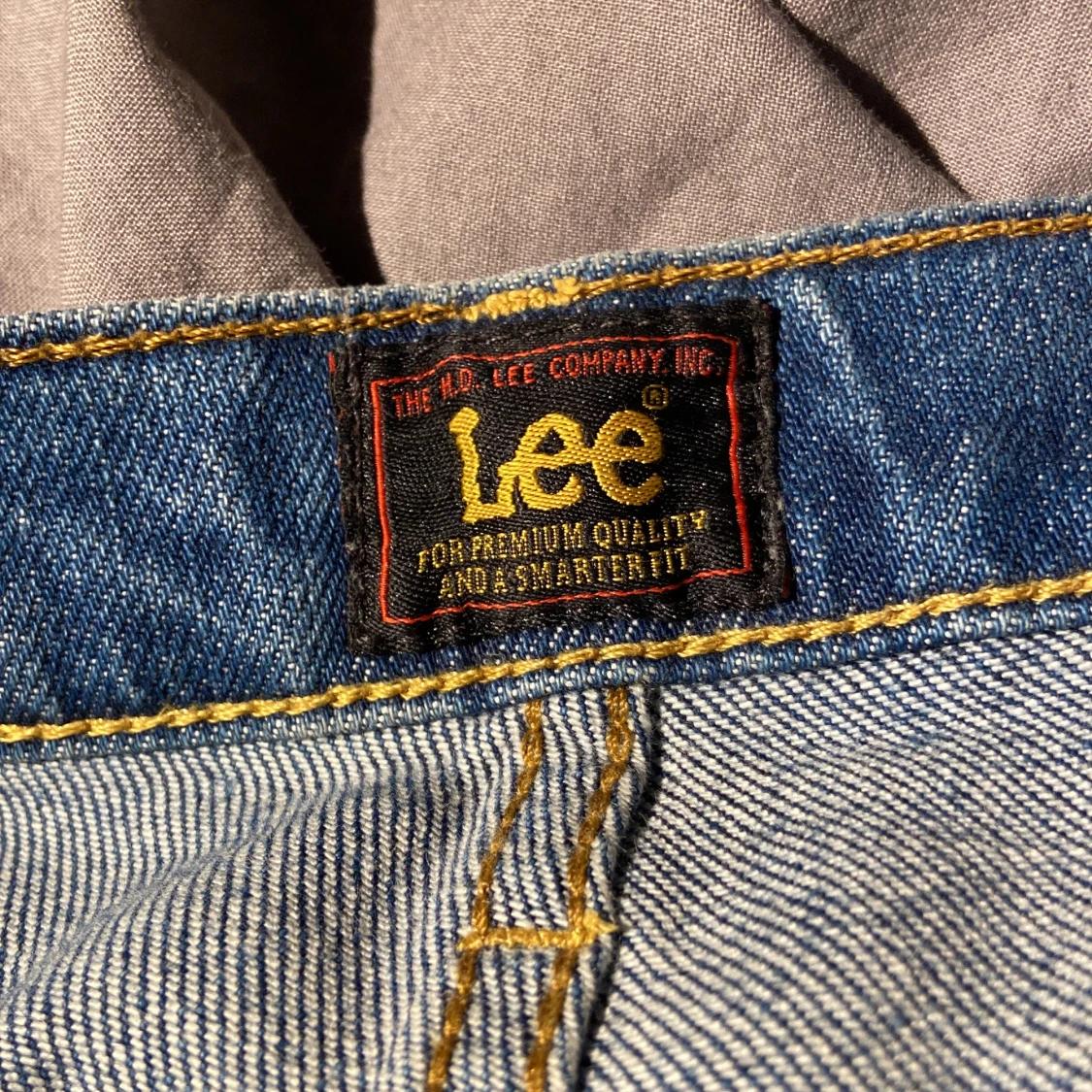 Blå Lee Daren Zip Fly jeans W32 L34 - 4