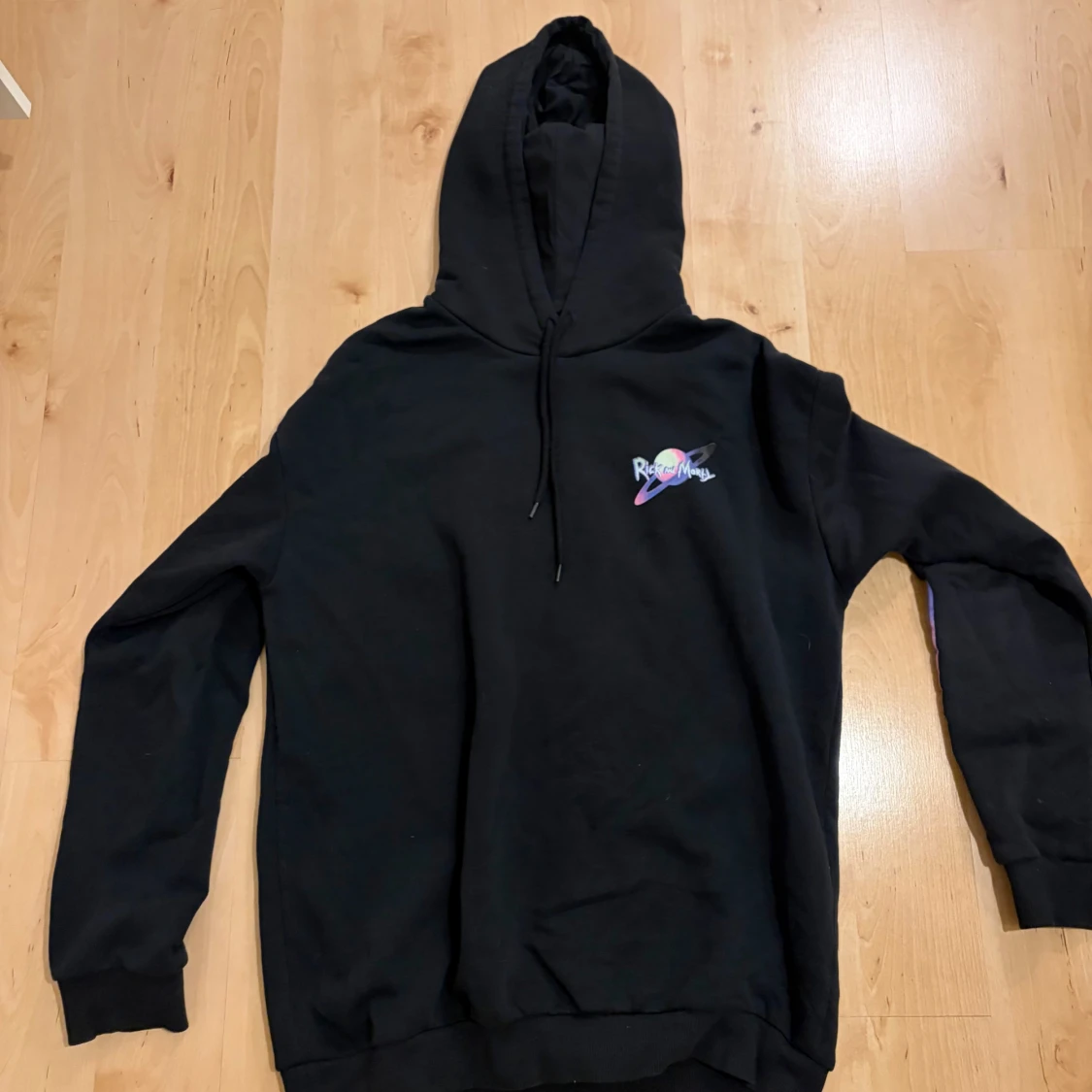 Rick and Morty svart hoodie - 1