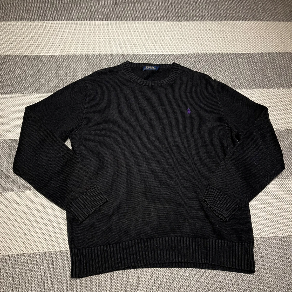 Svart stickad tröja Polo Ralph Lauren - 1
