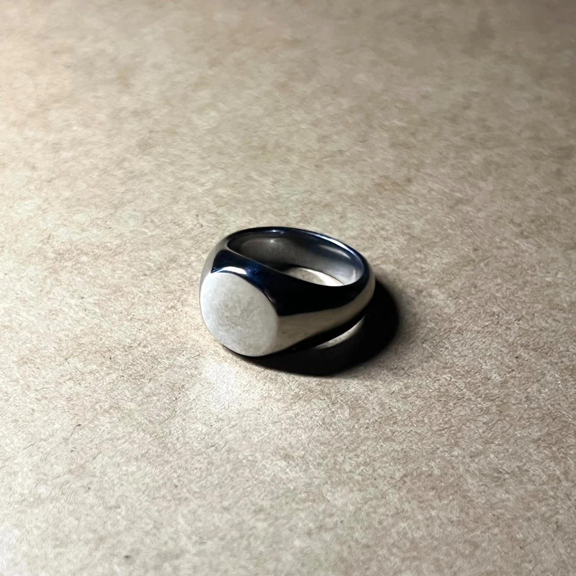 Minimal Silver Signet - 1