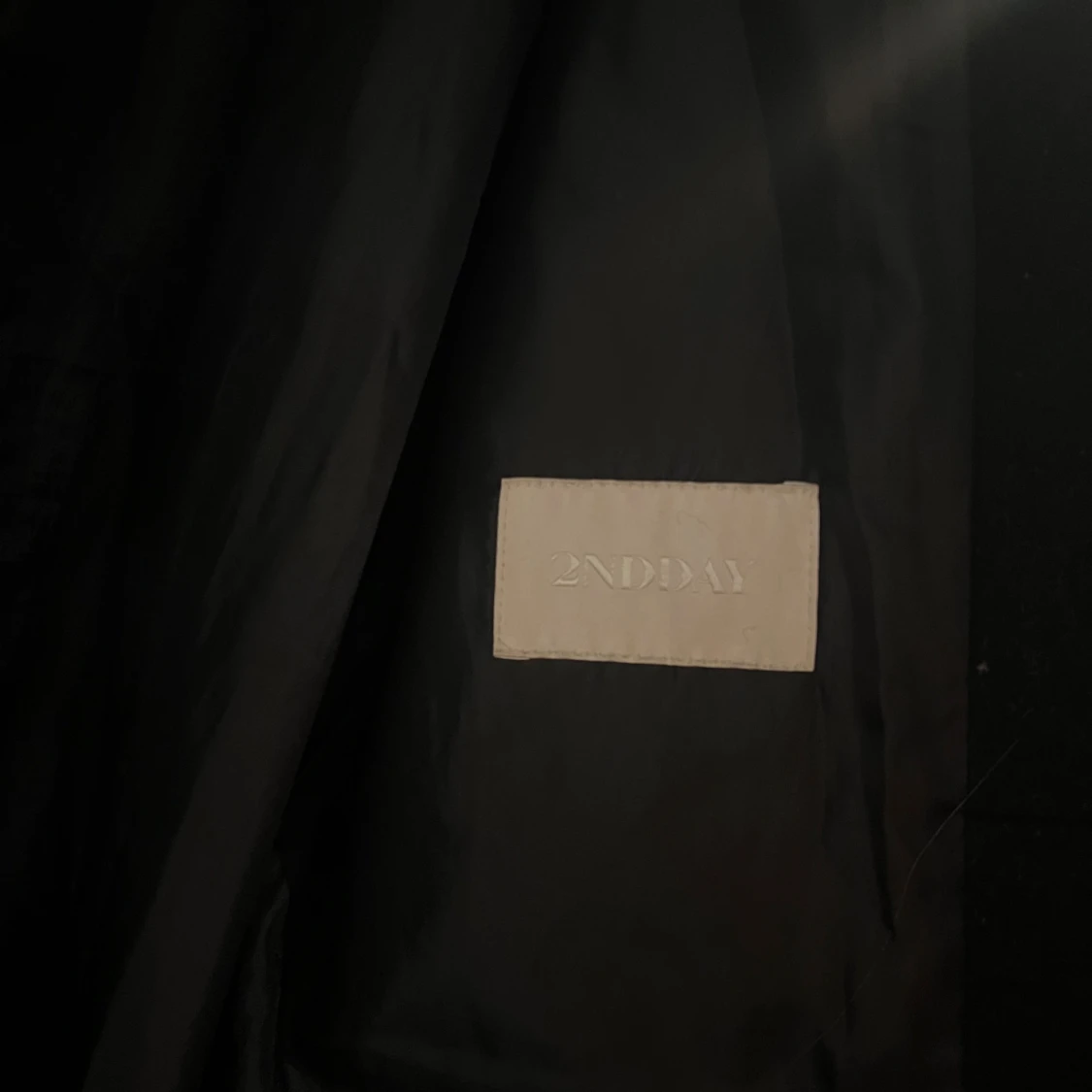 Svart kappa från 2NDDAY, stl 40 - 2