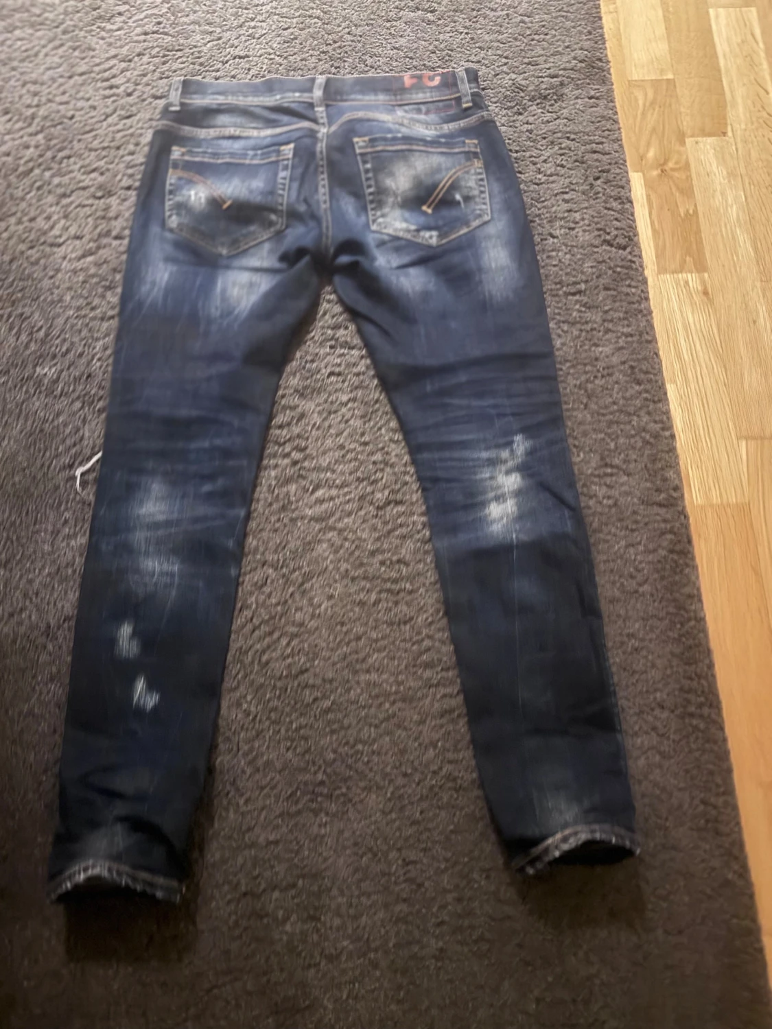 Dondup jeans -mörkblå distressed - 1