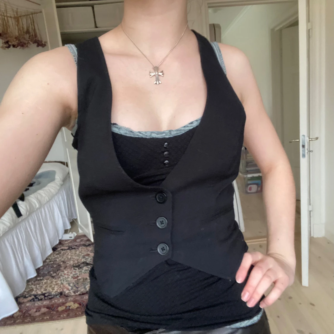 Vintage kostyväst suit vest - 1