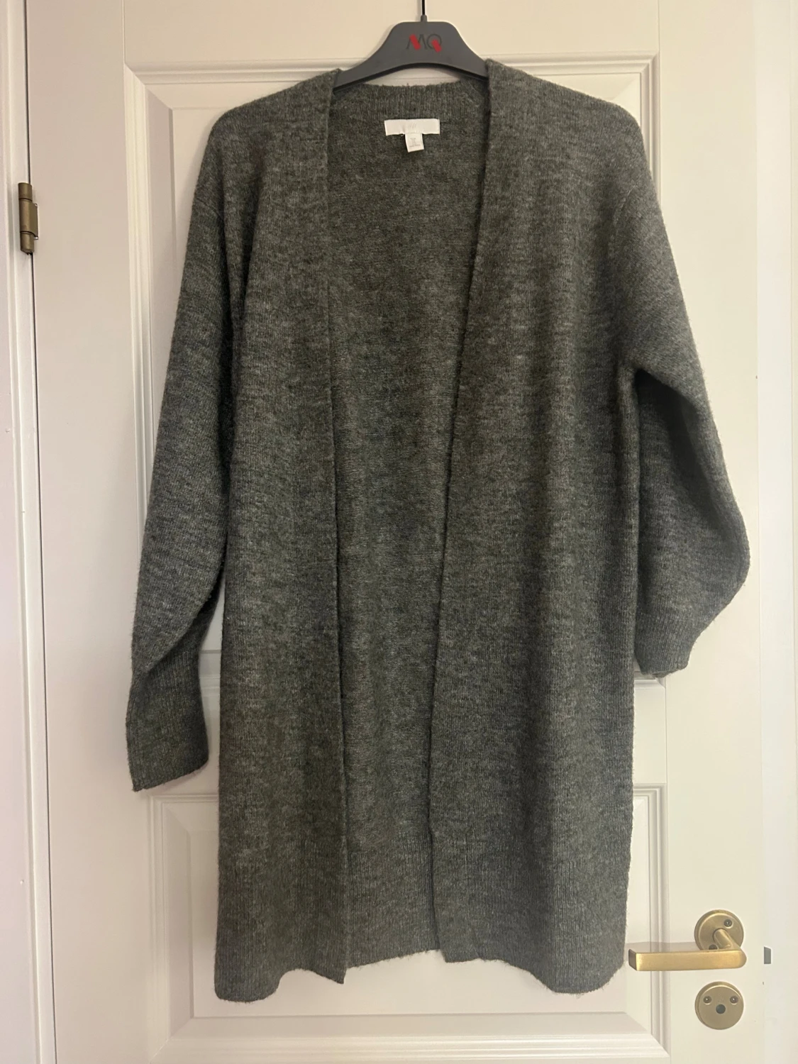 Ny! Grå lång kofta stickad  från H&M Stl xs - 4