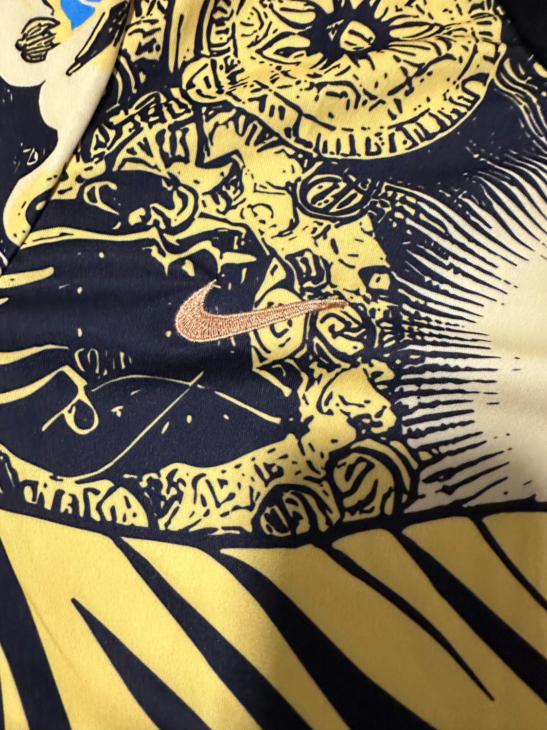 Nike Brasil CBF gul grafisk t-shirt - 3