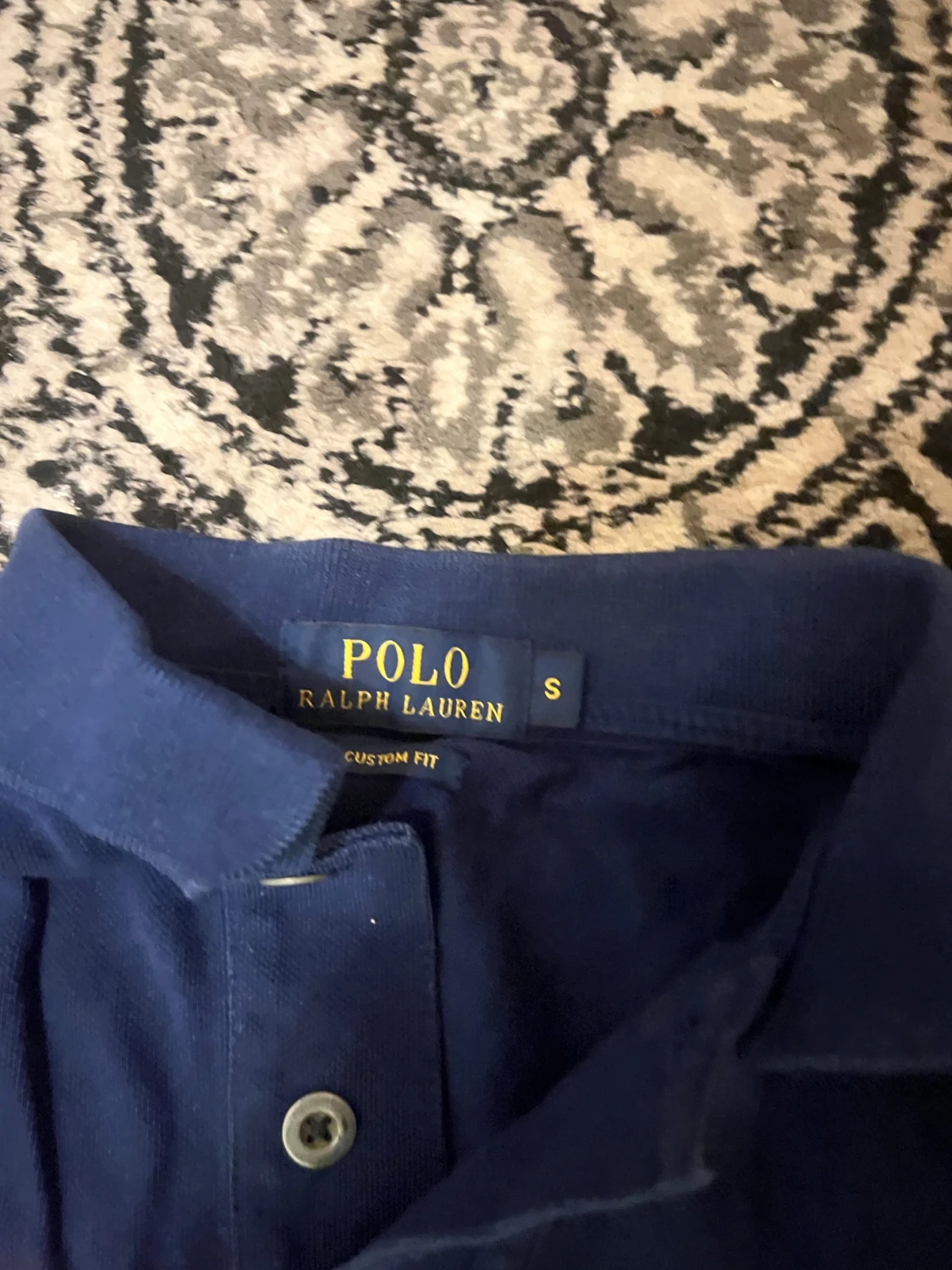  Mörkblå Ralph Lauren piké - 1